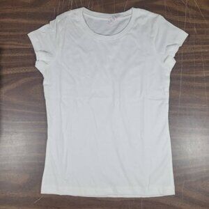 Women Alstyle White T-shirt Size Large Short sleeve.
